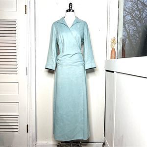 Doncaster Light Blue Wrap Blouse and Skirt